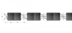 Topguard Matting - 18mm Closed Construction - Double Wiper 