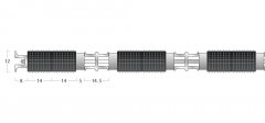 Tyreguard Plain Matting - 12mm Open Construction - Double Wiper 