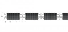 Tyreguard Plain Matting - 18mm Closed Construction - Double Wiper 