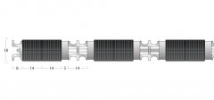 Tyreguard Plain Matting - 18mm Open Construction - Double Wiper 