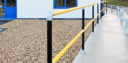 50mm Sleeved Steel Handrail System