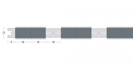 Esplanade 9000 Matting - 12mm Closed Construction - Double Wiper