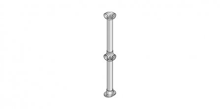 KS-42-CP Handrail Corner Post