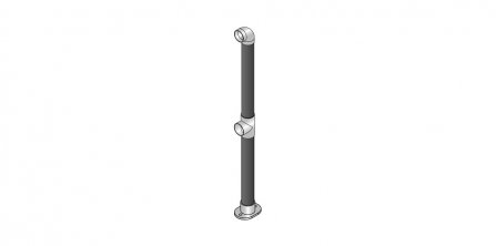 KS-50-EPB Sleeved Handrail End Post