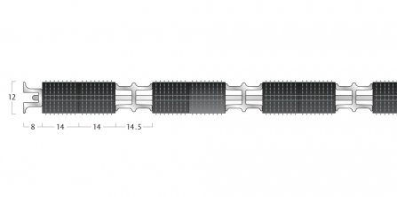 Tyreguard Plain Matting - 12mm Closed Construction - Double Wiper 