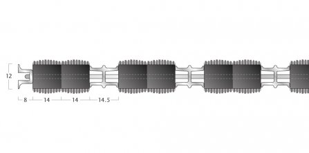 Tyreguard Matting - 12mm Closed Construction - Double Wiper