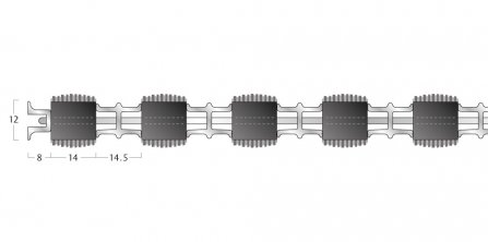 Tyreguard Matting - 12mm Closed Construction - Single Wiper