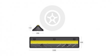 WS-LGV-110 LGV Wheelstop