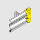 API-360 I Beam Post - Single Rail Low Level