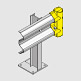 API-560, API-610, API-760 I Beam Posts – Single Rail