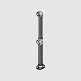 KS-50-EPB Sleeved Handrail End Post